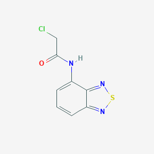 molecular formula C8H6ClN3OS B063182 N-(2,1,3-benzothiadiazol-4-yl)-2-chloroacetamide CAS No. 175203-29-9