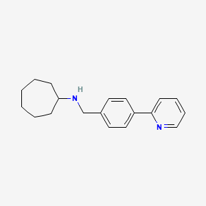 Cycloheptyl-(4-pyridin-2-yl-benzyl)-amine, 95%