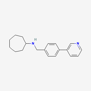 Cycloheptyl-(4-pyridin-3-yl-benzyl)-amine, 95%