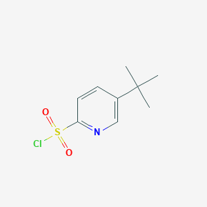 molecular formula C9H12ClNO2S B6318326 5-tert-Butylpyridine-2-sulfonyl chloride CAS No. 1699220-43-3