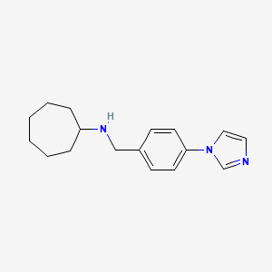 Cycloheptyl-(4-imidazol-1-yl-benzyl)-amine, 95%
