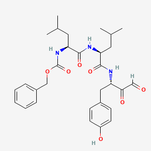 molecular formula C30H39N3O7 B6318453 Z-Leu-Leu-Tyr-a-keto aldehyde CAS No. 204649-66-1