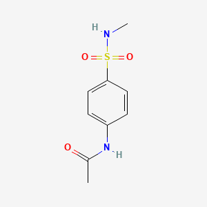 molecular formula C9H12N2O3S B6318463 N-(4-Methylsulfamoyl-phenyl)-acetamide, 95% CAS No. 6884-87-3