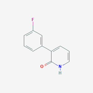 molecular formula C11H8FNO B6318499 3-(3-Fluorophenyl)-2-hydroxypyridine, 95% CAS No. 143074-72-0