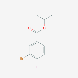 molecular formula C10H10BrFO2 B6318567 3-Bromo-4-fluorobenzoic acid isopropyl ester CAS No. 1357625-72-9