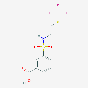 3-Carboxy-[2-(trifluoromethylthio)ethyl]benzenesulfonamide, 97%