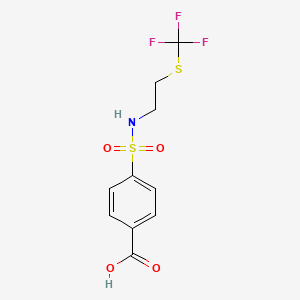 4-Carboxy-[2- (trifluoromethylthio)ethyl]benzenesulfonamide, 97%