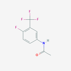 3-Trifluormethyl-4-fluoracetanilide;  95%