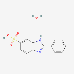 2-Phenylbenzimidazole-5-sulfonic acid monohydrate;  98%