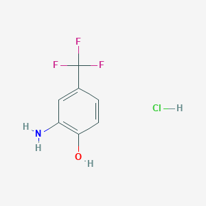 2-Amino-4-(trifluoromethyl)phenol hydrochloride;  95%