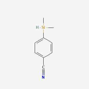 Dimethyl(4-cyanophenyl)silane, 95%