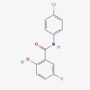 N-(4-Chloro-phenyl)-2-hydroxy-5-iodo-benzamide