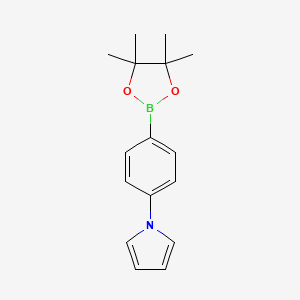 1-(4-(4,4,5,5-Tetramethyl-1,3,2-dioxaborolan-2-yl)phenyl)-1H-pyrrole