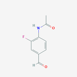 N-(2-Fluoro-4-formylphenyl)acetamide