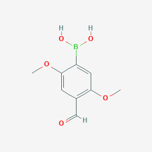 molecular formula C9H11BO5 B6319077 2,5-Dimethoxy-4-formylphenylboronic acid CAS No. 2468045-30-7