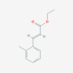 molecular formula C12H14O2 B6319093 (E)-3-o-Tolyl-acrylic acid ethyl ester, 95% CAS No. 24393-48-4