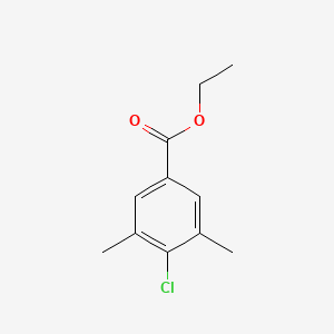 molecular formula C11H13ClO2 B6319110 Ethyl 4-chloro-3,5-dimethylbenzoate CAS No. 1256466-44-0