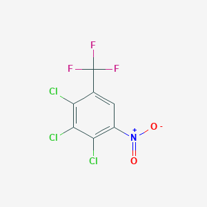 molecular formula C7HCl3F3NO2 B6319151 5-Nitro-2,3,4-trichloro-benzotrifluoride CAS No. 2088942-99-6