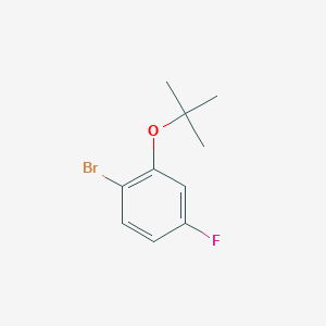 molecular formula C10H12BrFO B6319182 1-Bromo-2-(1,1-dimethylethoxy)-4-fluorobenzene CAS No. 960309-88-0