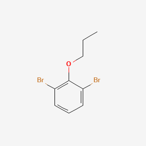 molecular formula C9H10Br2O B6319231 1,3-Dibromo-2-propoxybenzene CAS No. 1050424-10-6