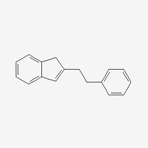 molecular formula C17H16 B6319312 2-(2-Phenylethyl)indene CAS No. 23909-26-4
