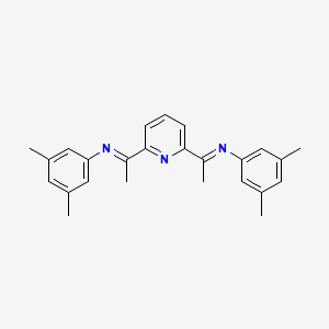 molecular formula C25H27N3 B6319321 2,6-Bis-[1-(3,5-dimethylphenylimino)-ethyl]pyridine CAS No. 226721-91-1