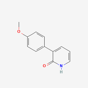 molecular formula C12H11NO2 B6319371 2-Hydroxy-3-(4-methoxyphenyl)pyridine, 95% CAS No. 143074-71-9