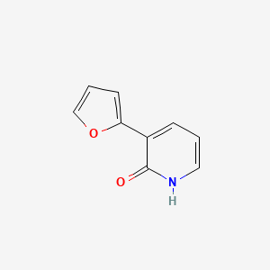 molecular formula C9H7NO2 B6319408 3-(Furan-2-yl)-2-hydroxypyridine, 95% CAS No. 30236-47-6