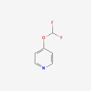 molecular formula C6H5F2NO B6319505 4-(Difluoromethoxy)pyridine CAS No. 1210387-26-0