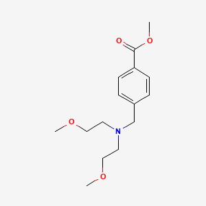 4-{[Bis-(2-methoxy-ethyl)-amino]-methyl}-benzoic acid methyl ester, 95%