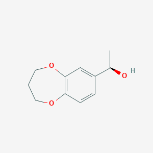 (1R)-1-(3,4-Dihydro-2H-1,5-benzodioxepin-7-yl)ethanol