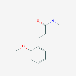 molecular formula C12H17NO2 B6319612 N,N-Dimethyl-3-(2-methoxyphenyl)-propanamide CAS No. 1119424-69-9