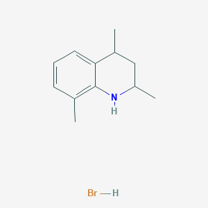 molecular formula C12H18BrN B6319632 2,4,8-Trimethyl-1,2,3,4-tetrahydroquinoline HBr CAS No. 1050556-42-7