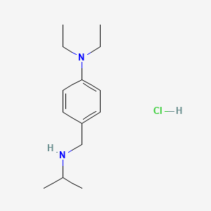 N,N-Diethyl-4-{[(propan-2-yl)amino]methyl}aniline hydrochloride