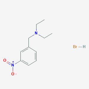 molecular formula C11H17BrN2O2 B6319691 N-Ethyl-N-(3-nitrobenzyl)ethanamine hydrobromide CAS No. 27953-22-6