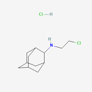 N-(2-Chloroethyl)tricyclo[3.3.1.1>3,7>]decan-2-amine (HCl)