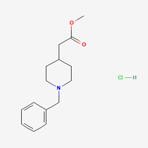 Methyl (1-benzylpiperidin-4-yl)acetate hydrochloride