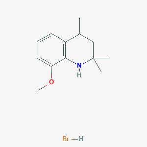B6319709 8-Methoxy-2,2,4-trimethyl-1,2,3,4-tetrahydroquinoline hydrobromide CAS No. 1158450-28-2