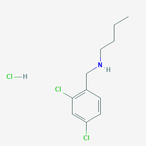 Butyl[(2,4-dichlorophenyl)methyl]amine hydrochloride