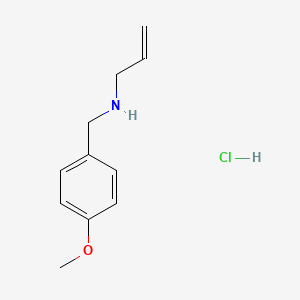 molecular formula C11H16ClNO B6319741 [(4-Methoxyphenyl)methyl](prop-2-en-1-yl)amine hydrochloride CAS No. 160676-84-6