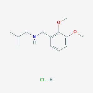 [(2,3-Dimethoxyphenyl)methyl](2-methylpropyl)amine hydrochloride