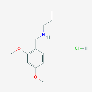 [(2,4-Dimethoxyphenyl)methyl](propyl)amine hydrochloride
