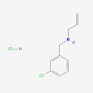 molecular formula C10H13Cl2N B6319798 [(3-Chlorophenyl)methyl](prop-2-en-1-yl)amine hydrochloride CAS No. 1158600-36-2
