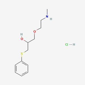 1-[2-(Methylamino)ethoxy]-3-(phenylthio)propan-2-ol hydrochloride