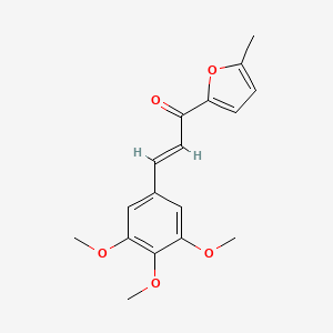 (2E)-1-(5-Methylfuran-2-yl)-3-(3,4,5-trimethoxyphenyl)prop-2-en-1-one