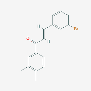 (2E)-3-(3-Bromophenyl)-1-(3,4-dimethylphenyl)prop-2-en-1-one