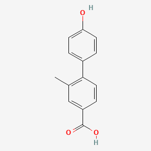 4-(4-Hydroxyphenyl)-3-methylbenzoic acid, 95%