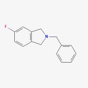 molecular formula C15H14FN B6320076 2-Benzyl-5-fluoroisoindoline CAS No. 685565-14-4