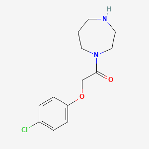 molecular formula C13H17ClN2O2 B6320125 2-(4-Chlorophenoxy)-1-(1,4-diazepan-1-yl)ethan-1-one CAS No. 815650-88-5