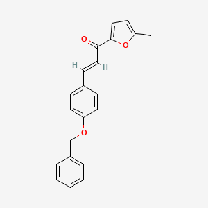 (2E)-3-[4-(Benzyloxy)phenyl]-1-(5-methylfuran-2-yl)prop-2-en-1-one